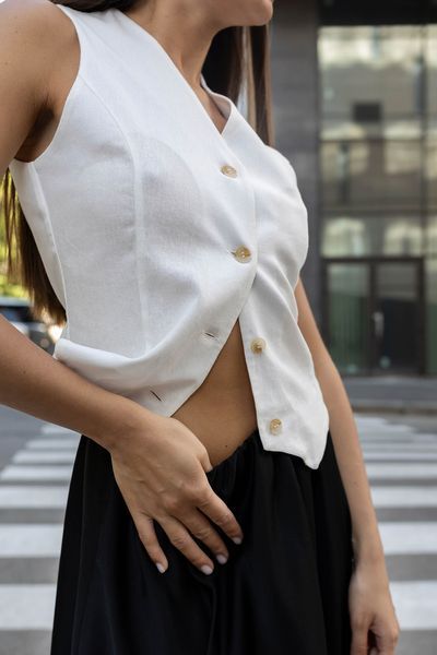 Стильний жіночий жилет Jadone Fashion Манго білий Манго фото