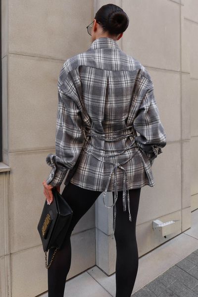 Рубашка Jadone Fashion Сьют сіра Сьют фото