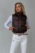 Укорочений Жилет Jadone Fashion Скай шоколад Скай фото 1