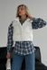 Укорочений Жилет Jadone Fashion Скай молоко Скай фото 1
