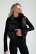 Укорочений Жилет Jadone Fashion Скай чорний Скай фото 4