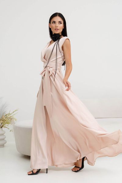 Сукня Jadone Fashion Фурор S бежева Фурор бежевое фото