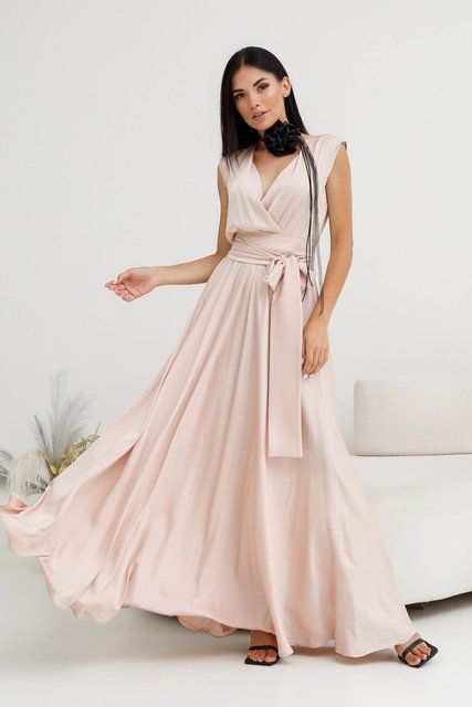 Сукня Jadone Fashion Фурор S бежева Фурор бежевое фото