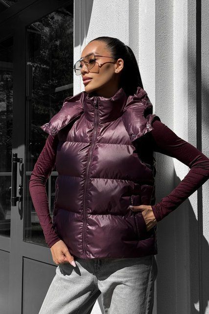 Жилет Jadone Fashion Кул марсала Кул фото