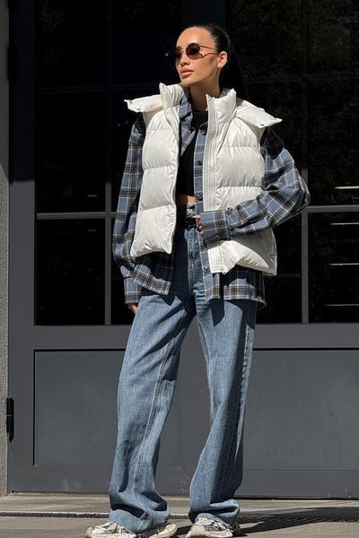 Жилет Jadone Fashion Кул молоко Кул фото