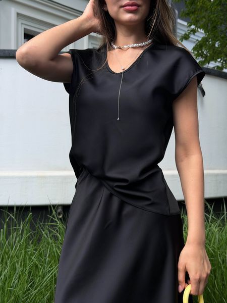 Спідниця Jadone Fashion Лілія XS чорна Лілея фото