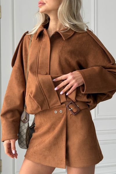 Бомбер Jadone Fashion Трім ONE SIZE рудий Трім фото