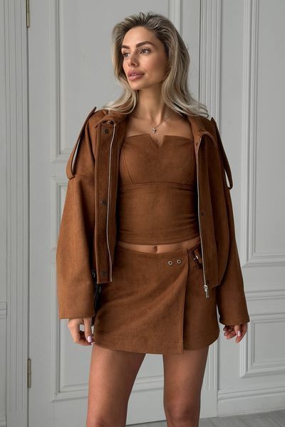 Бомбер Jadone Fashion Трім ONE SIZE рудий Трім фото