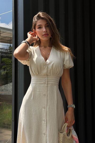 Сукня Jadone Fashion Елія XS бежева Елія фото