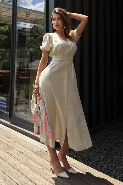 Сукня Jadone Fashion Елія XS бежева Елія фото