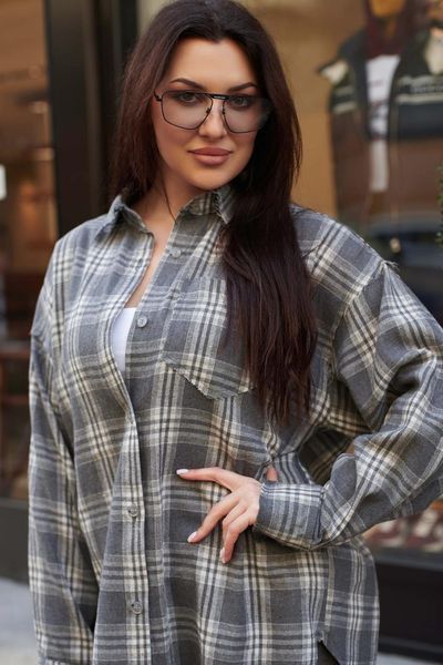 Сорочка Jadone Fashion Рані 50-52 сіра Рани фото