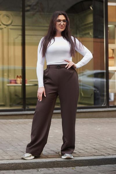Штани Jadone Fashion Теміс 54 шоколад Темис фото