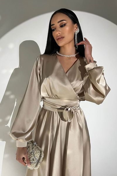 Сукня Jadone Fashion Шик S бежева Шик бежевое фото