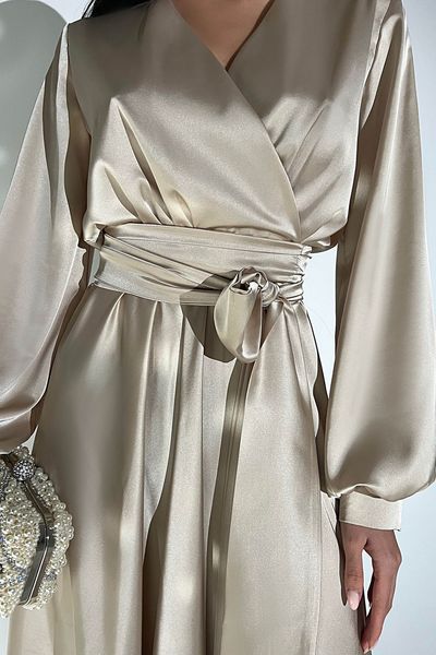 Сукня Jadone Fashion Шик S бежева Шик бежевое фото