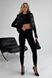 Легінси Jadone Fashion Лейс XS чорний Лейс фото 4