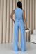 Стильний костюм Jadone Fashion Вест XS блакитний Вест фото 3